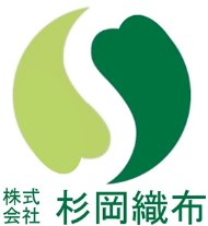 株式会社杉岡織布の公式サイトに掲載されている会社ロゴ画像。高島の機屋としてのブランド表示。