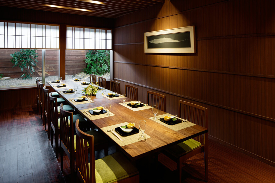 京阪公式掲載の日本料理「おおみ」関連写真。高島市棚田米を使用する和食レストランの公式ビジュアル。